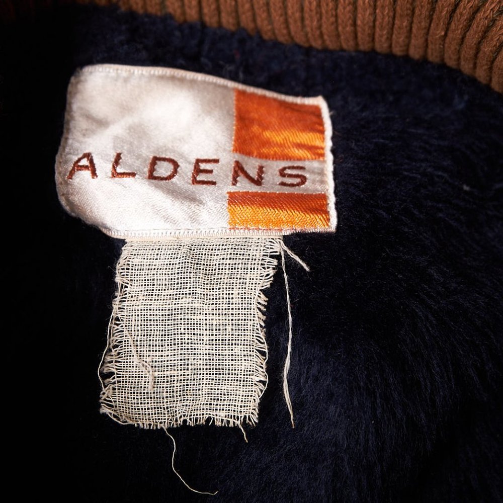 Vintage 1970s Aldens Men's Gray Coat